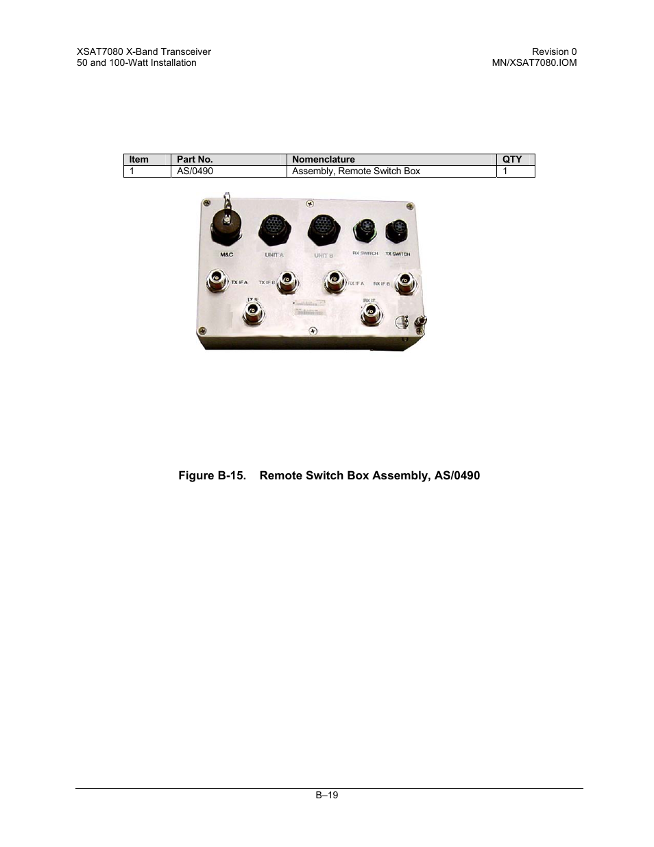 Comtech EF Data XSAT-7080 User Manual | Page 129 / 142