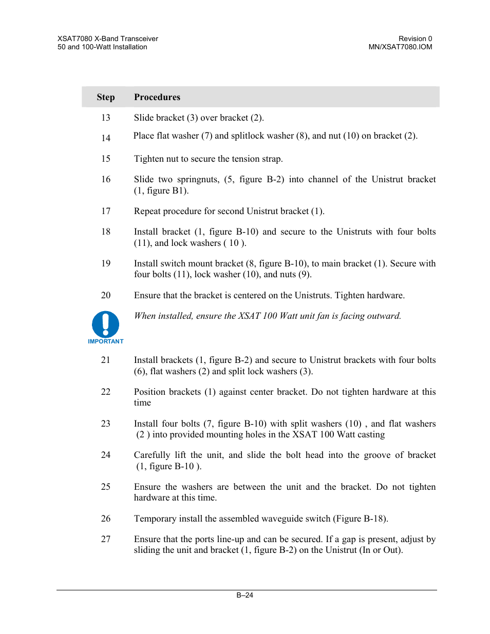 Comtech EF Data XSAT-7080 User Manual | Page 134 / 142