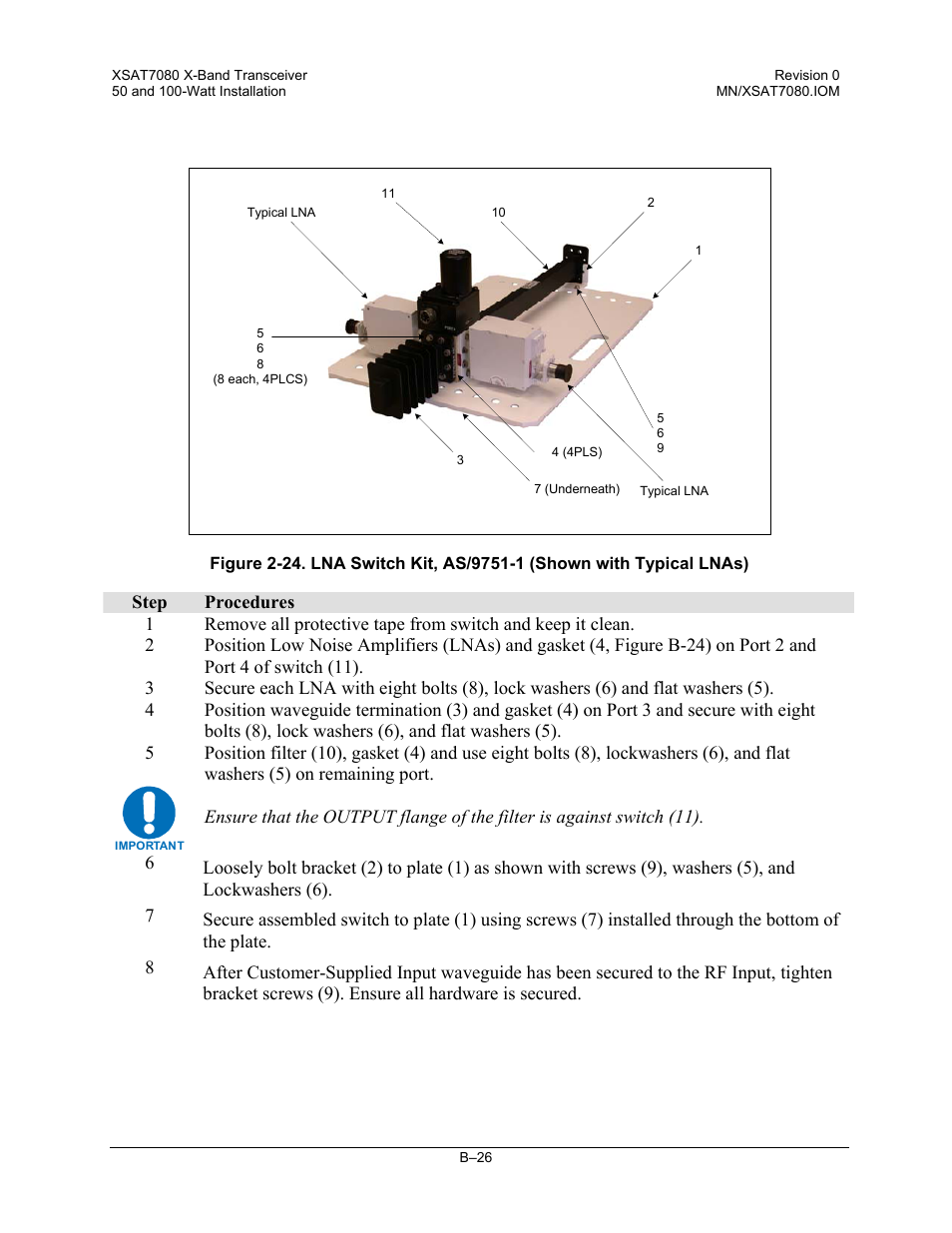 Comtech EF Data XSAT-7080 User Manual | Page 136 / 142