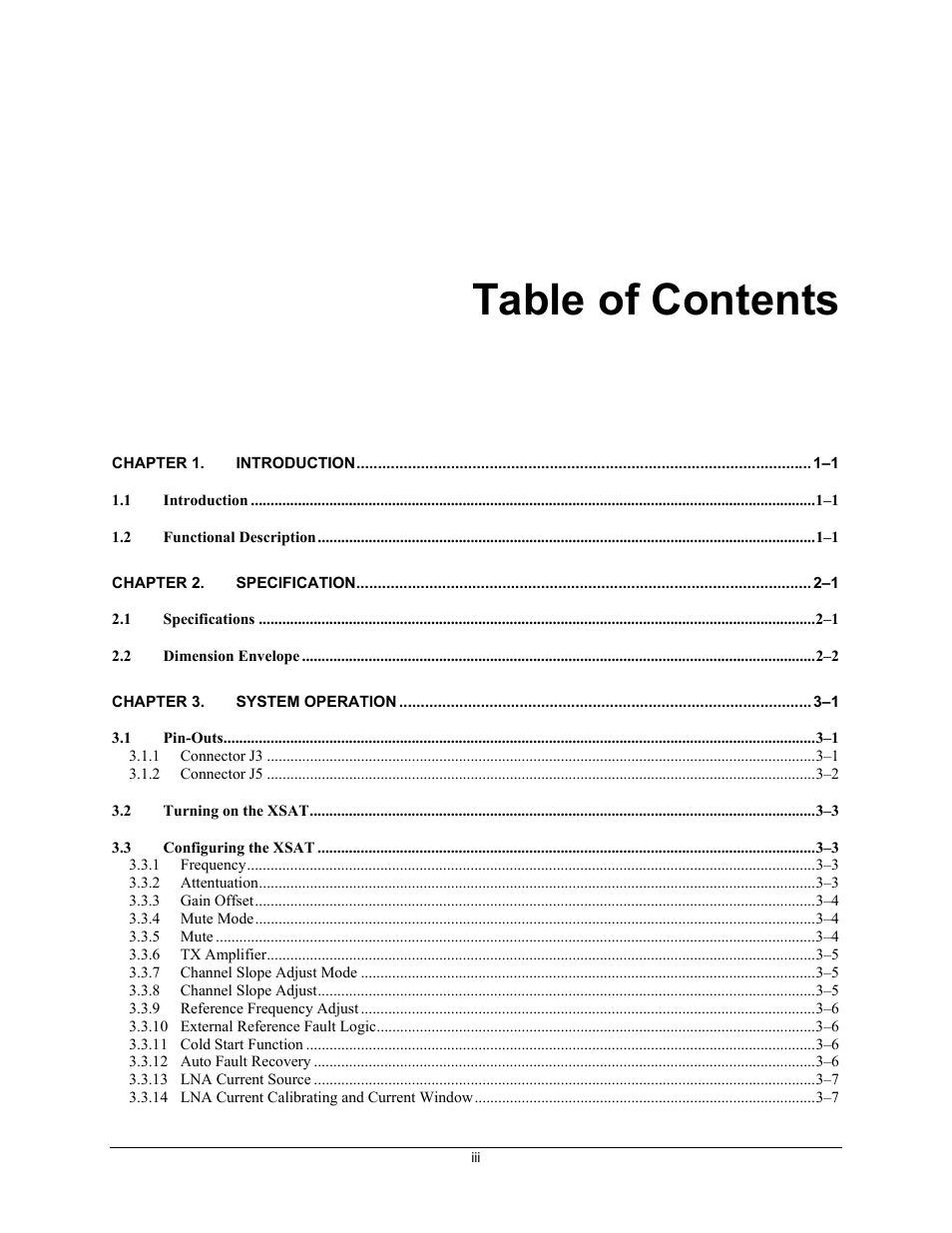 Comtech EF Data XSAT-7080 User Manual | Page 7 / 142