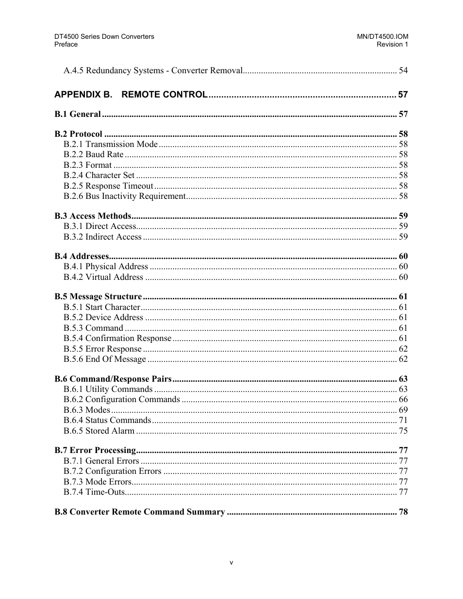 Comtech EF Data DT-4500 Series User Manual | Page 11 / 114