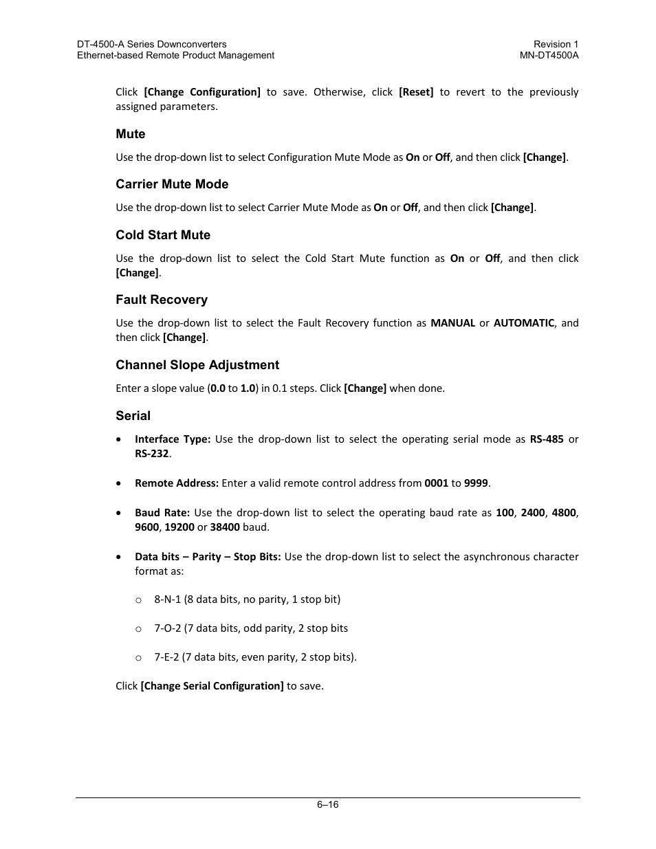 Comtech EF Data DT-4500-A Series User Manual | Page 102 / 162