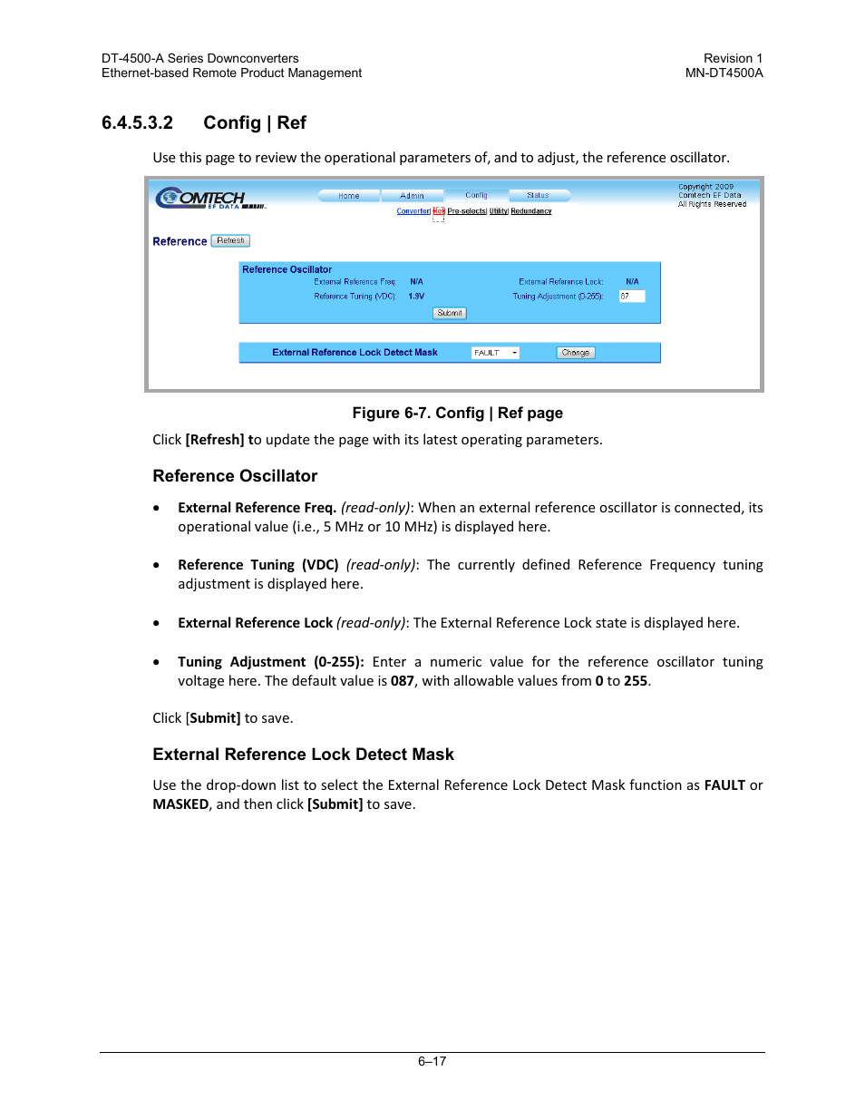 2 config | ref | Comtech EF Data DT-4500-A Series User Manual | Page 103 / 162