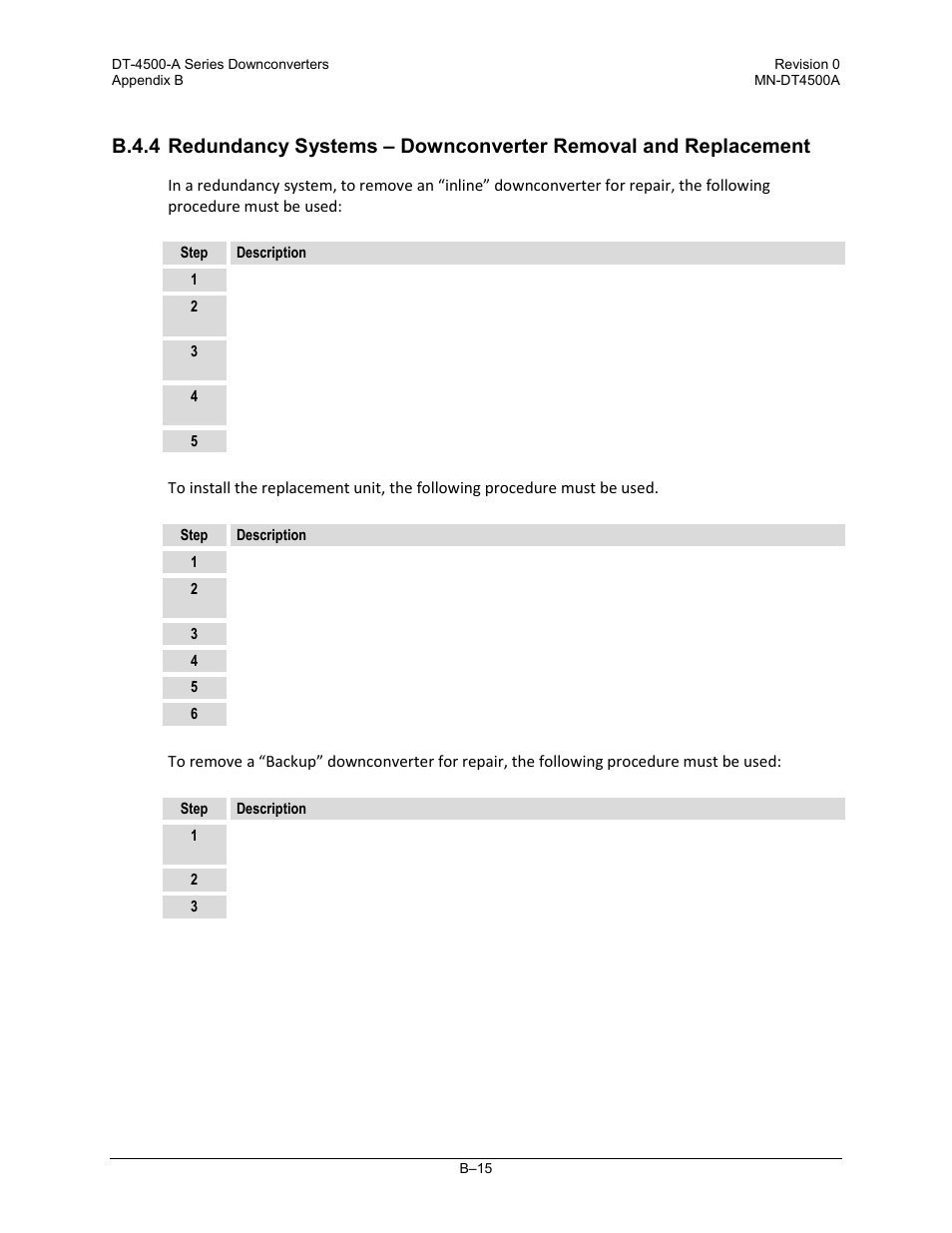 Comtech EF Data DT-4500-A Series User Manual | Page 155 / 162