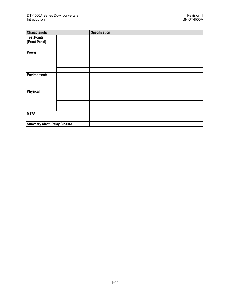 Comtech EF Data DT-4500-A Series User Manual | Page 35 / 162