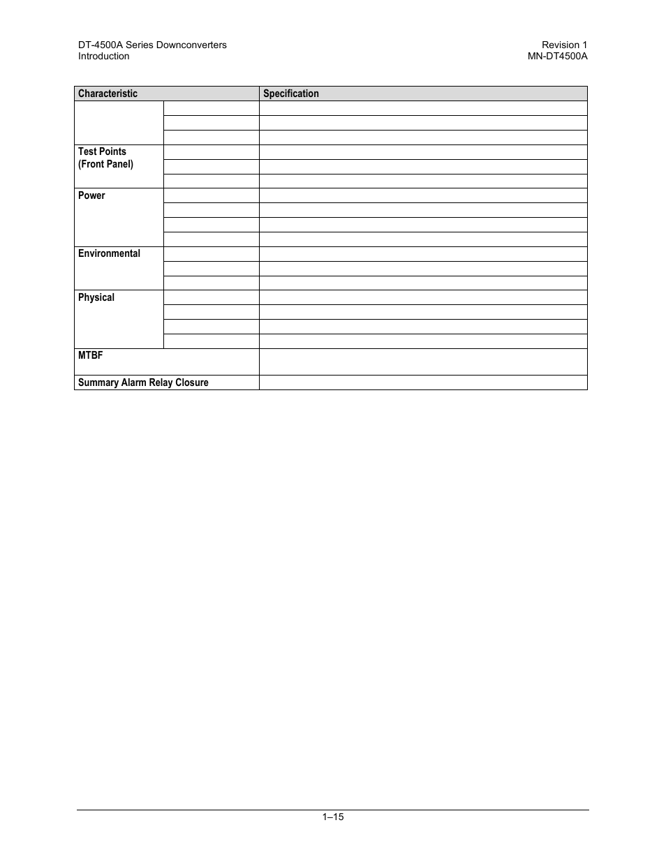 Comtech EF Data DT-4500-A Series User Manual | Page 39 / 162