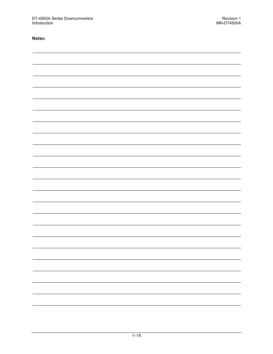 Comtech EF Data DT-4500-A Series User Manual | Page 42 / 162