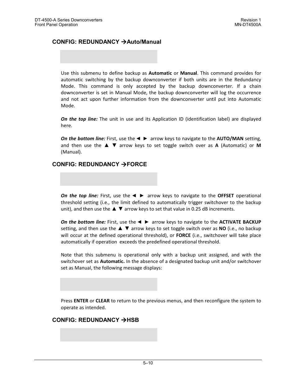 Comtech EF Data DT-4500-A Series User Manual | Page 78 / 162