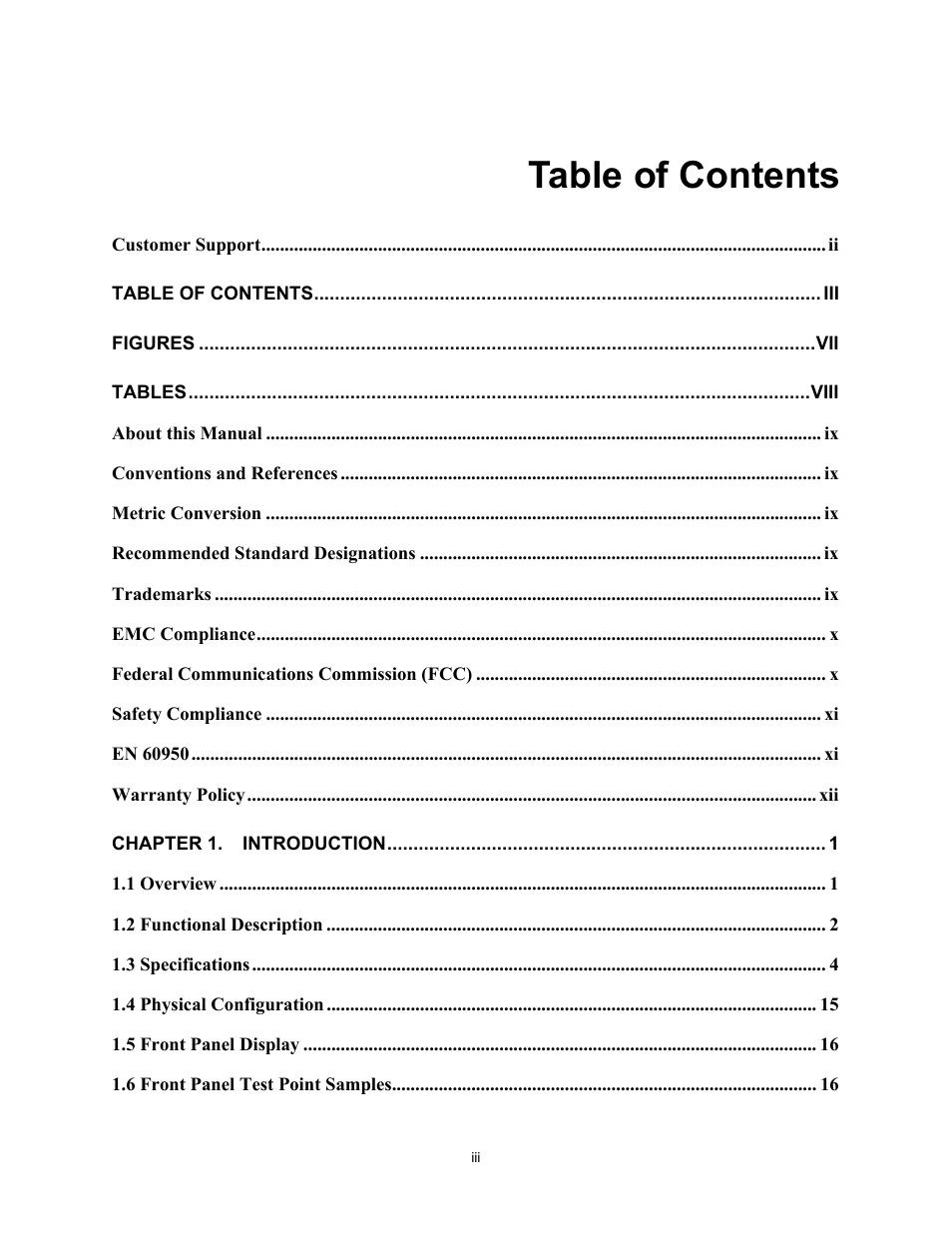 Comtech EF Data UT-4500 Series User Manual | Page 9 / 112
