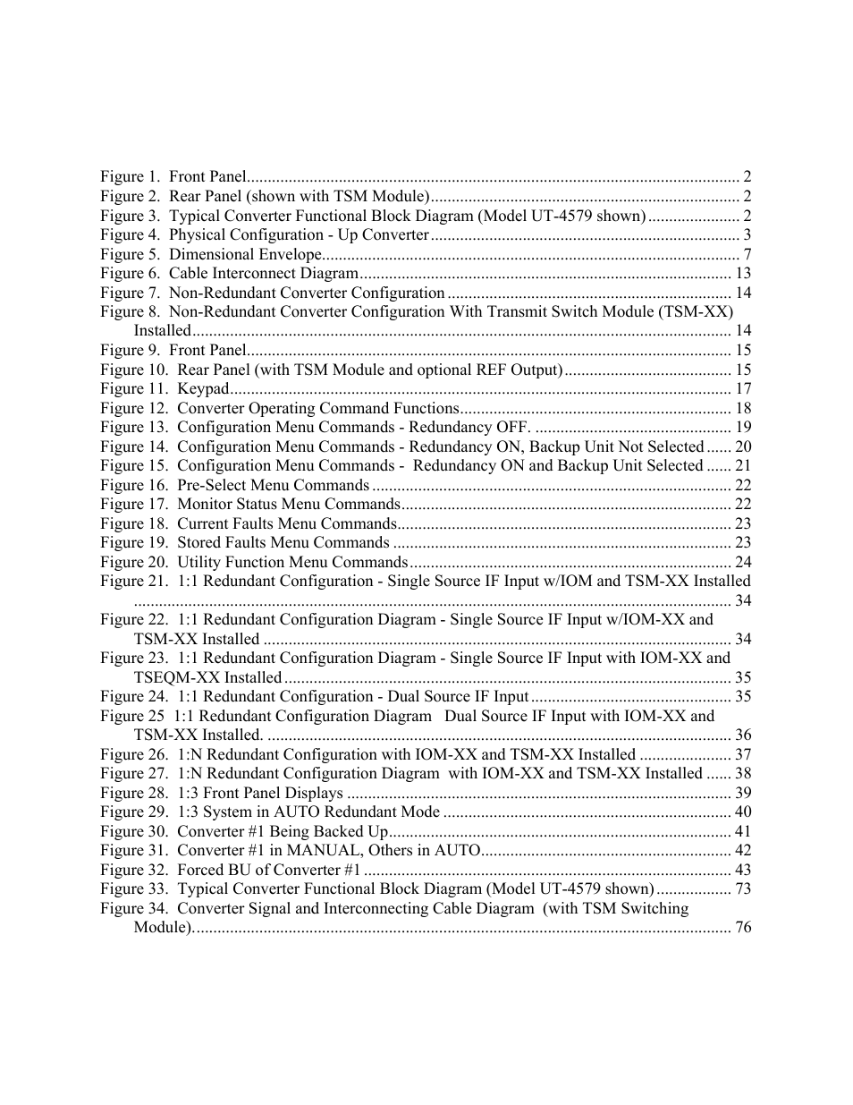 Figures | Comtech EF Data UT-4579 User Manual | Page 11 / 100