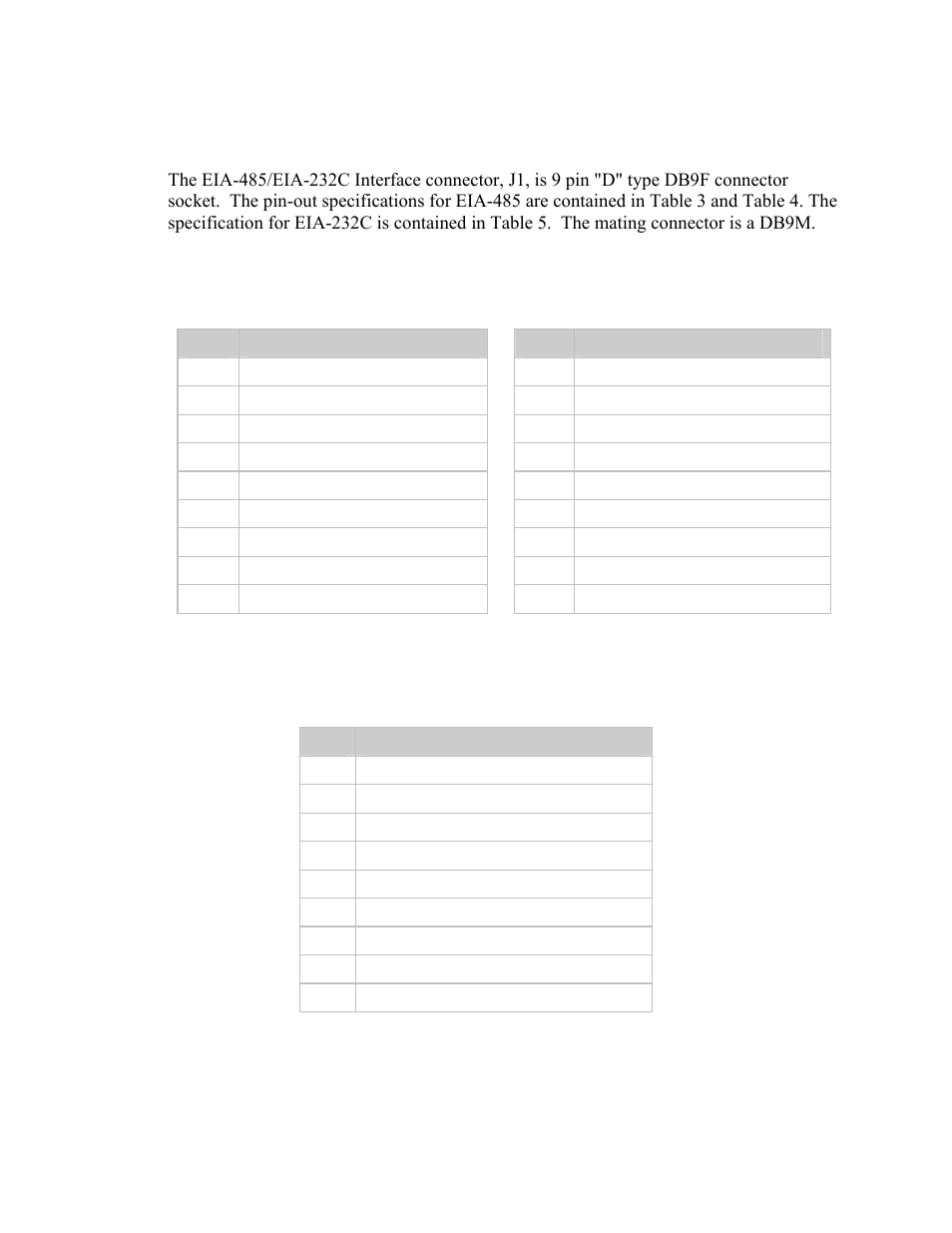 Eia-485/eia-232c interface (com 1), connector j1, 2 eia-485/eia-232c interface (com 1), connector j1, Com 1), c | Comtech EF Data UT-4579 User Manual | Page 27 / 100