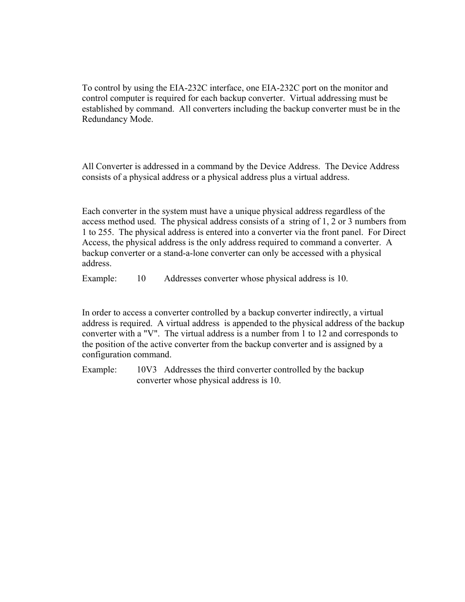 Addresses, Physical address, Virtual address | B.4 addresses, B.4.1 physical address b.4.2 virtual address, Addresses 50, B.4 a | Comtech EF Data UT-4579 User Manual | Page 66 / 100