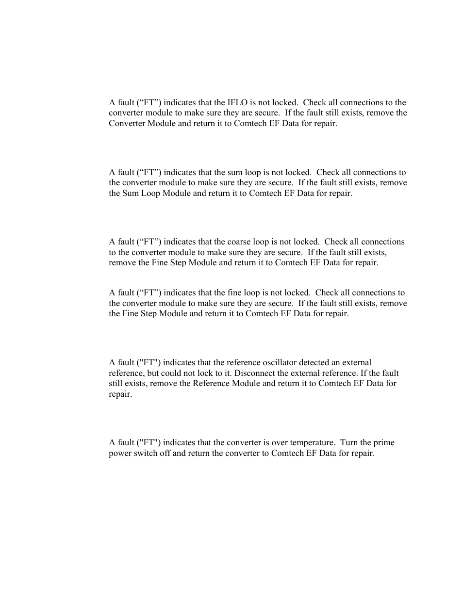 Comtech EF Data UT-4579 User Manual | Page 94 / 100