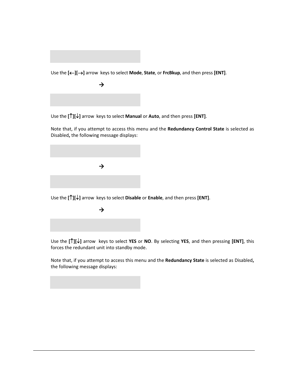 B.3.3 config: redund (redundancy) | Comtech EF Data LBC-4000 User Manual | Page 104 / 108