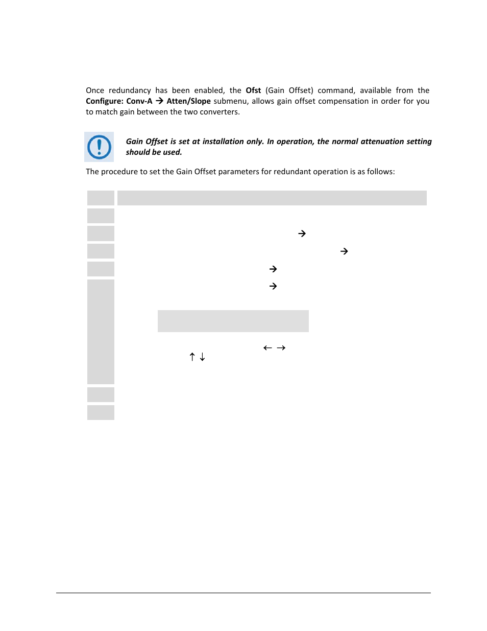 B.3.4 gain offset for redundant operations | Comtech EF Data LBC-4000 User Manual | Page 105 / 108