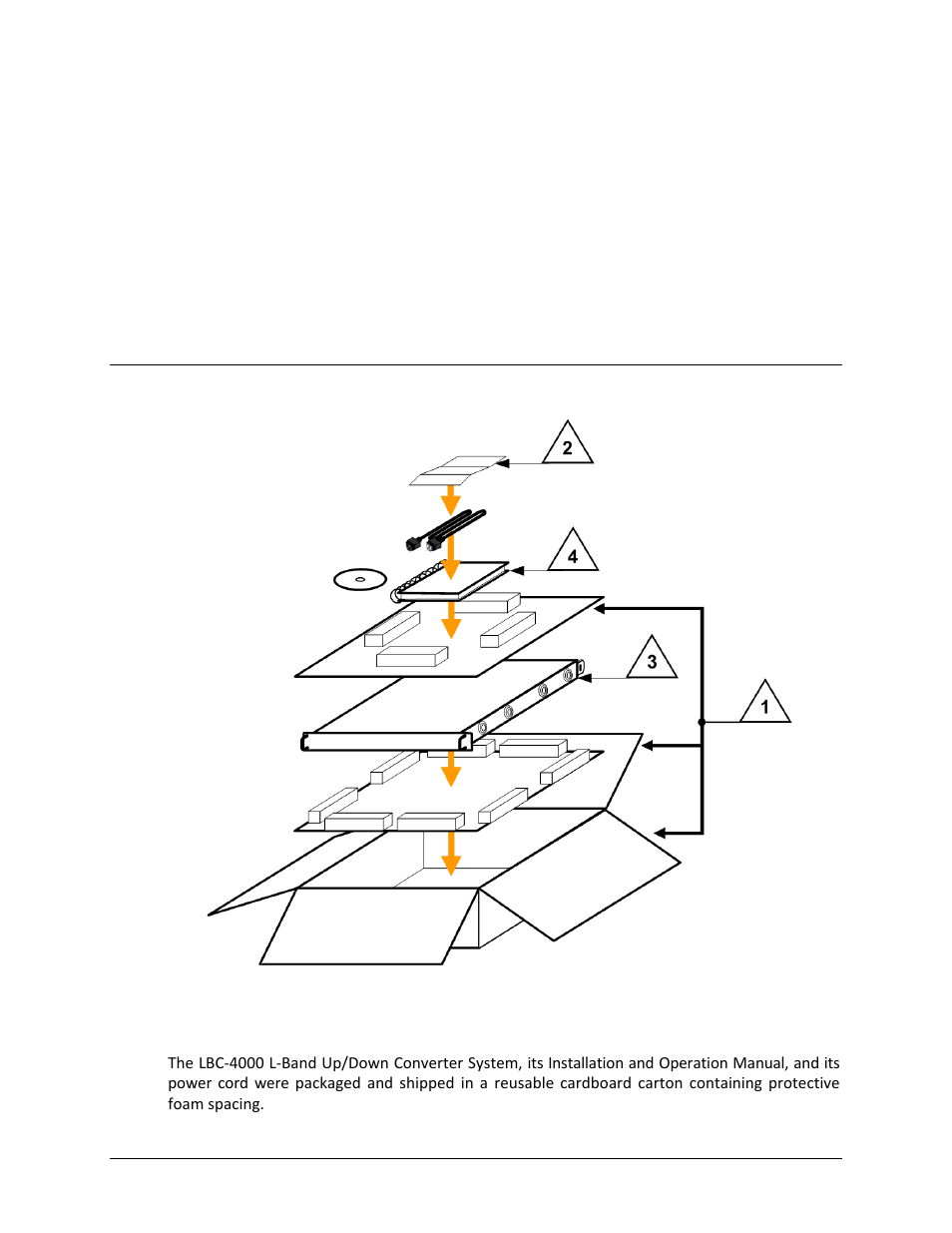 Chapter 2. installation, 1 unpacking and inspecting the shipment | Comtech EF Data LBC-4000 User Manual | Page 27 / 108