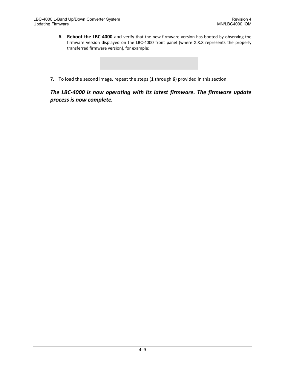 Comtech EF Data LBC-4000 User Manual | Page 55 / 108