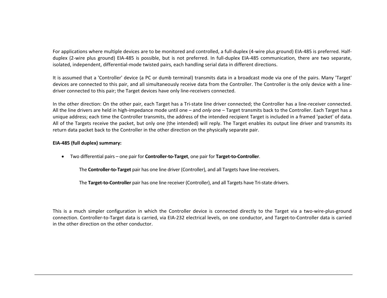 1 eia-485, 2 eia-232 | Comtech EF Data LBC-4000 User Manual | Page 74 / 108