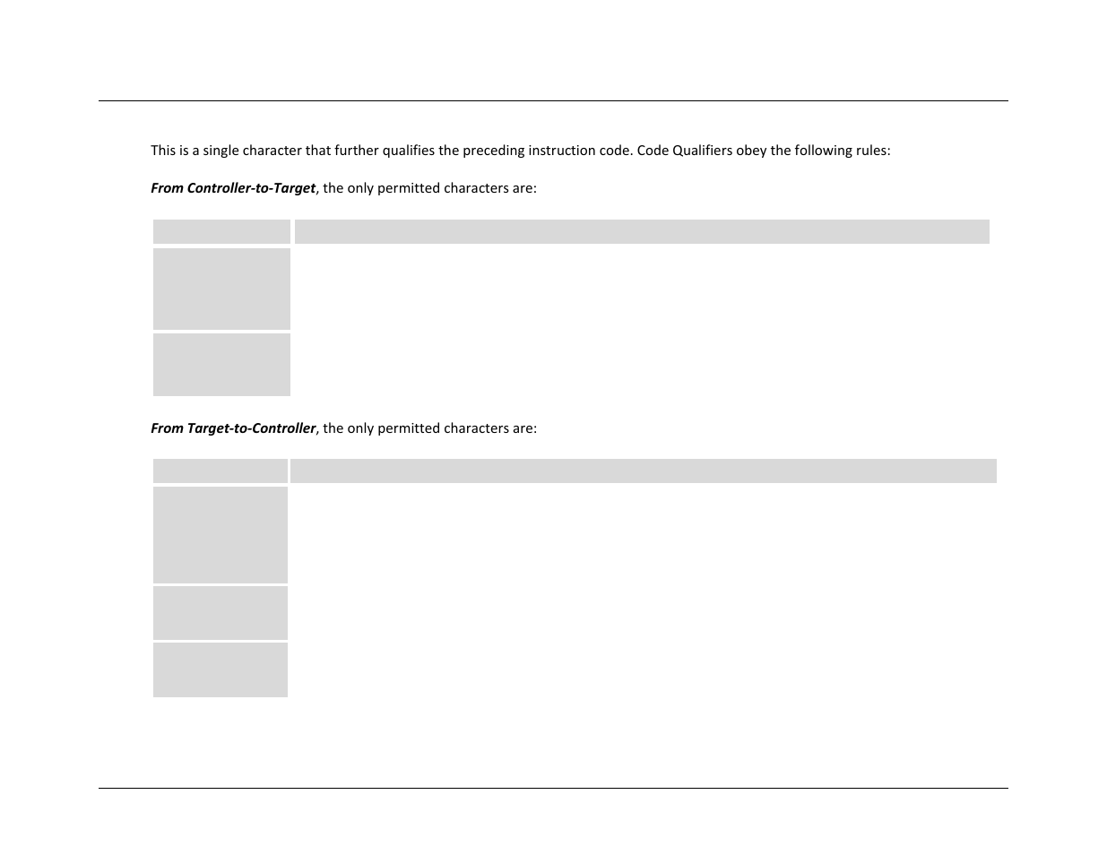 5 instruction code qualifier | Comtech EF Data LBC-4000 User Manual | Page 78 / 108