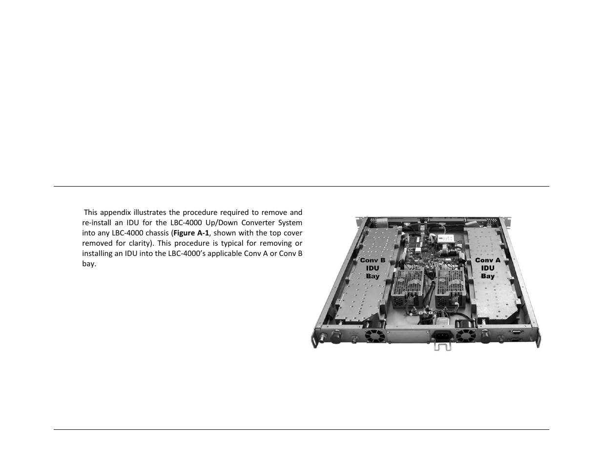 A.1 introduction | Comtech EF Data LBC-4000 User Manual | Page 91 / 108