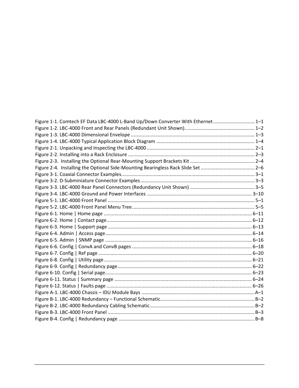 Tables, Figures, Viii | Comtech EF Data LBC-4000 User Manual | Page 10 / 142