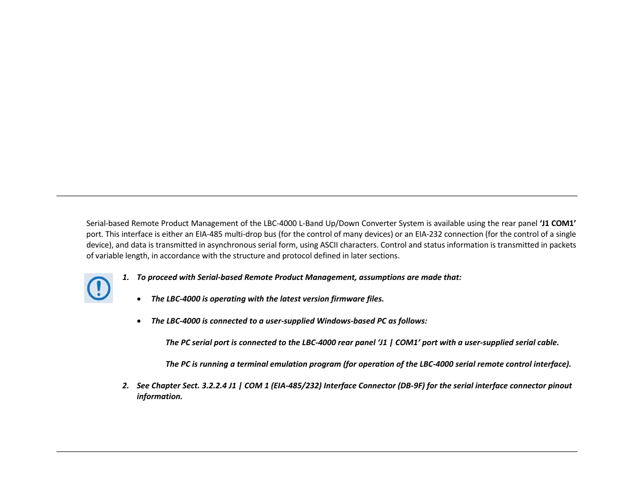 Chapter 7. serial-based remote product management, 1 introduction | Comtech EF Data LBC-4000 User Manual | Page 103 / 142