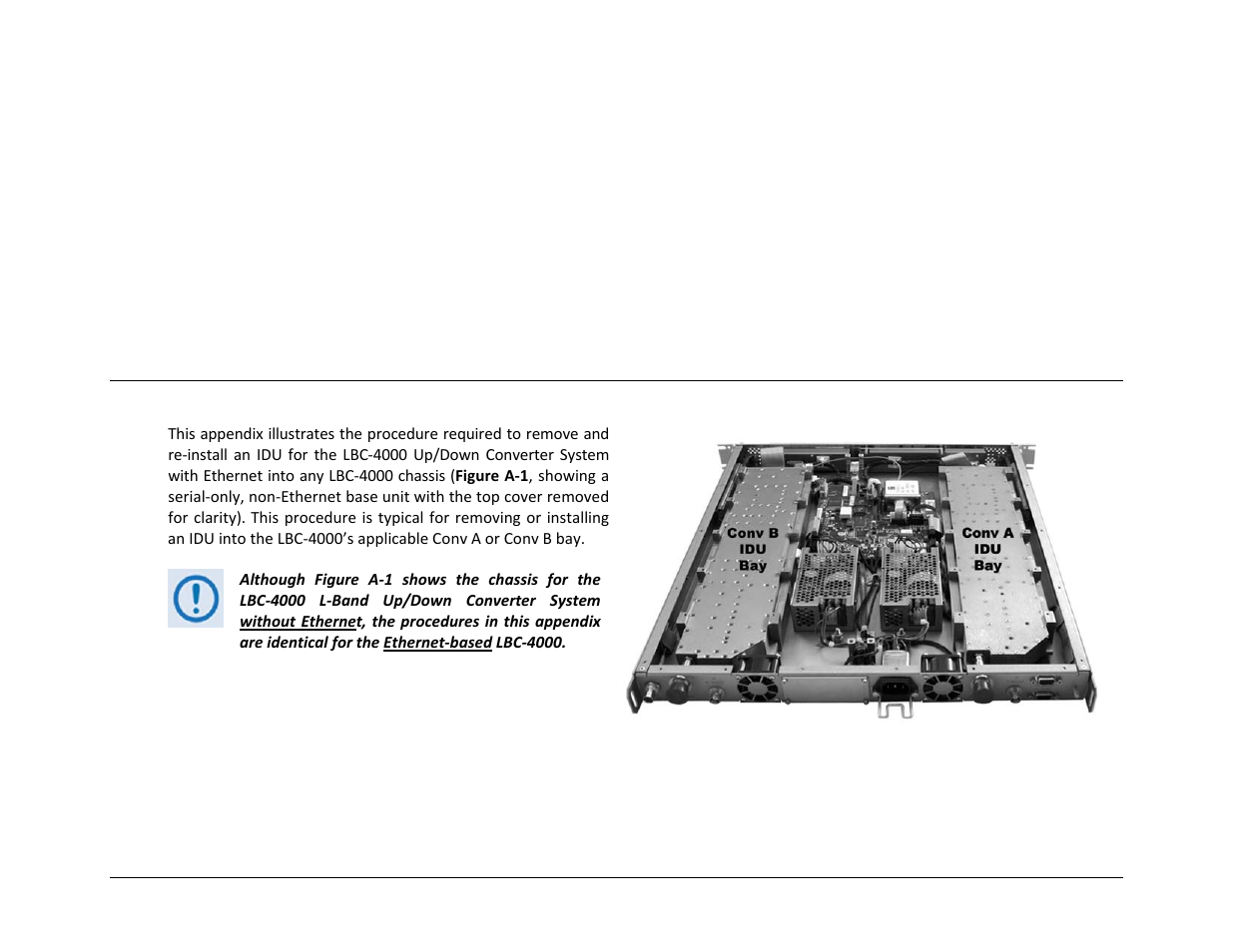 A.1 introduction | Comtech EF Data LBC-4000 User Manual | Page 123 / 142