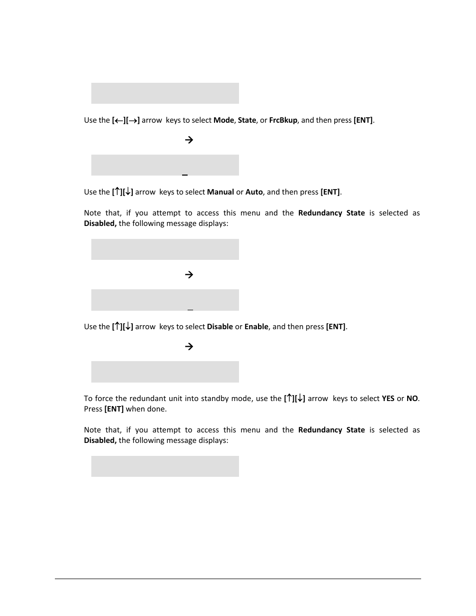 B.3.3 config: redund (redundancy) | Comtech EF Data LBC-4000 User Manual | Page 136 / 142