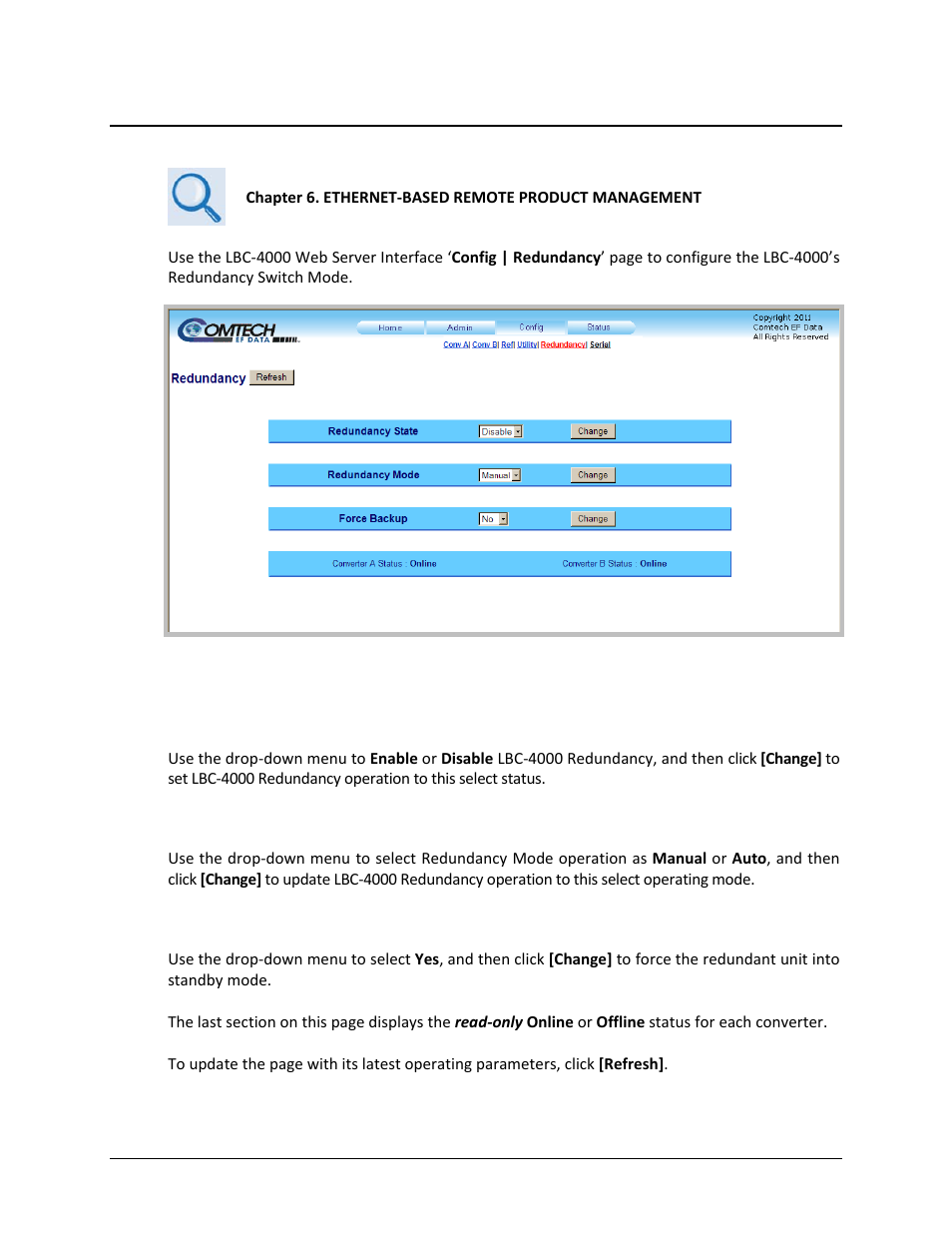 Comtech EF Data LBC-4000 User Manual | Page 138 / 142