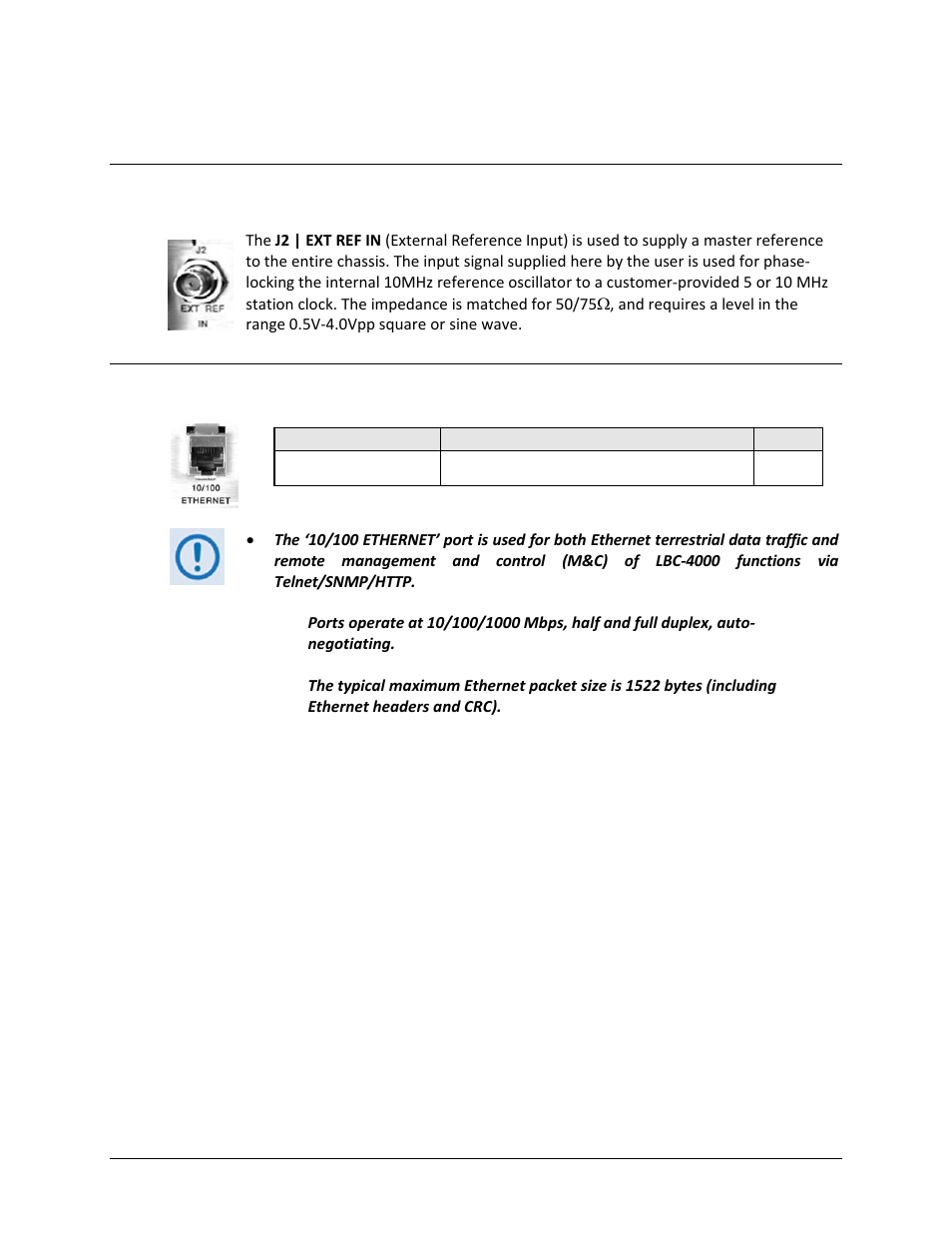 2 utility connectors, 2 10/100 ethernet connector (rj-45) | Comtech EF Data LBC-4000 User Manual | Page 41 / 142