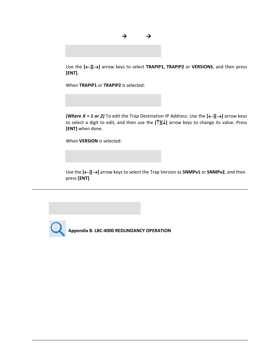 3 config: redund (redundancy) | Comtech EF Data LBC-4000 User Manual | Page 67 / 142