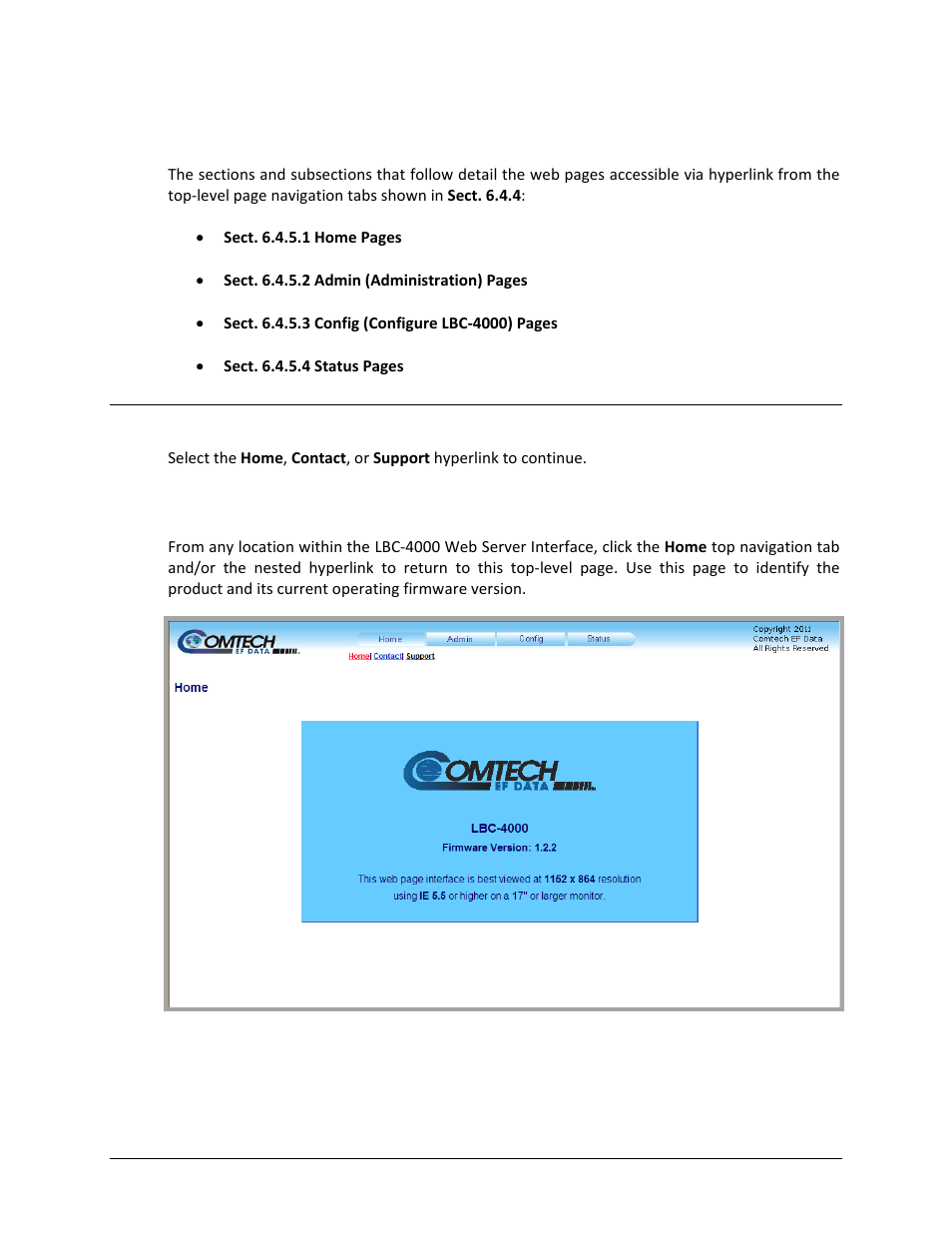 1 home | home | Comtech EF Data LBC-4000 User Manual | Page 87 / 142