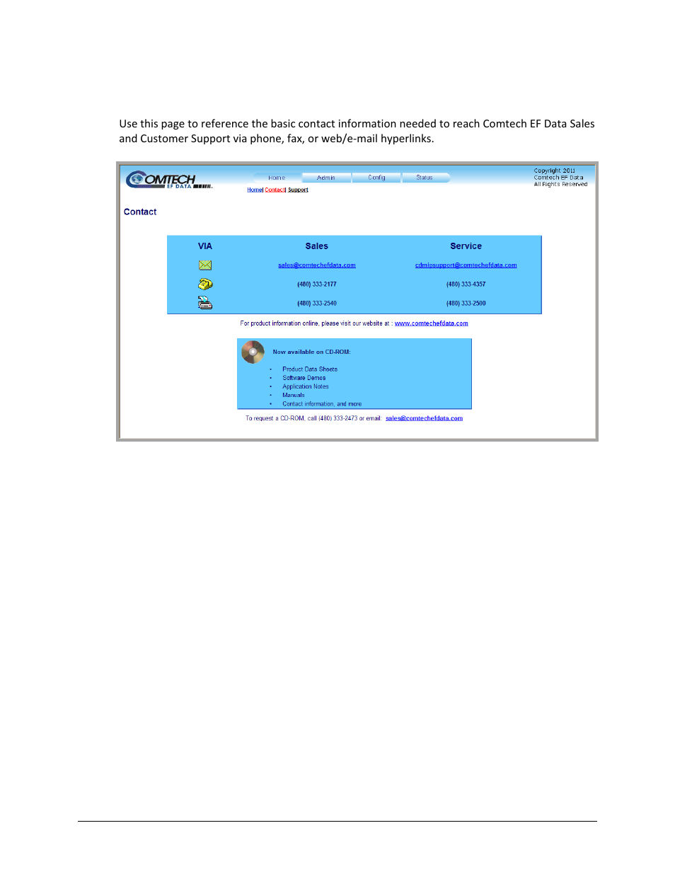 2 home | contact | Comtech EF Data LBC-4000 User Manual | Page 88 / 142