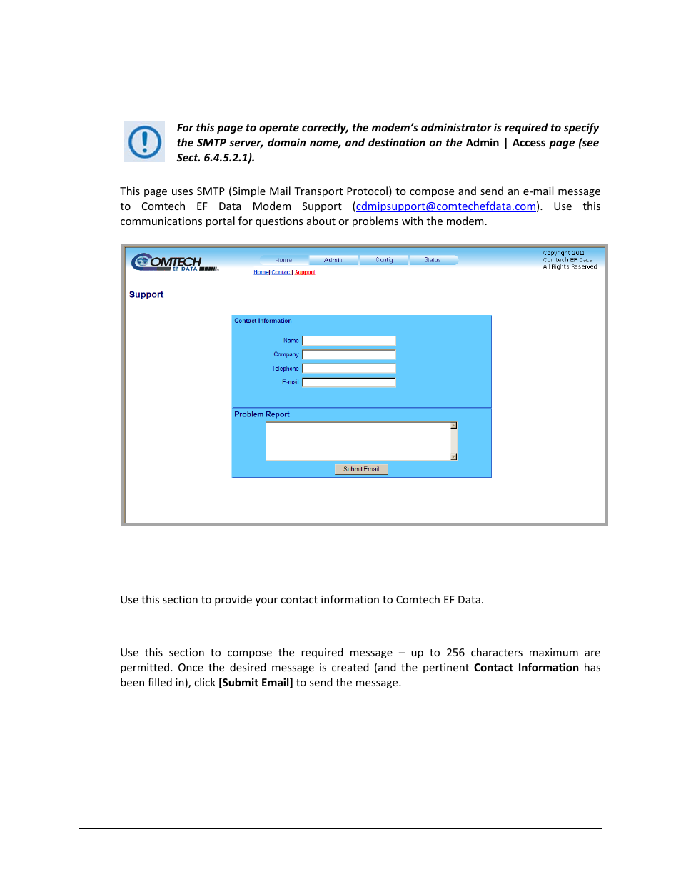 3 home | support | Comtech EF Data LBC-4000 User Manual | Page 89 / 142