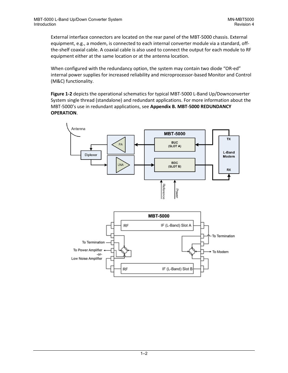 Comtech EF Data MBT-5000 User Manual | Page 20 / 140