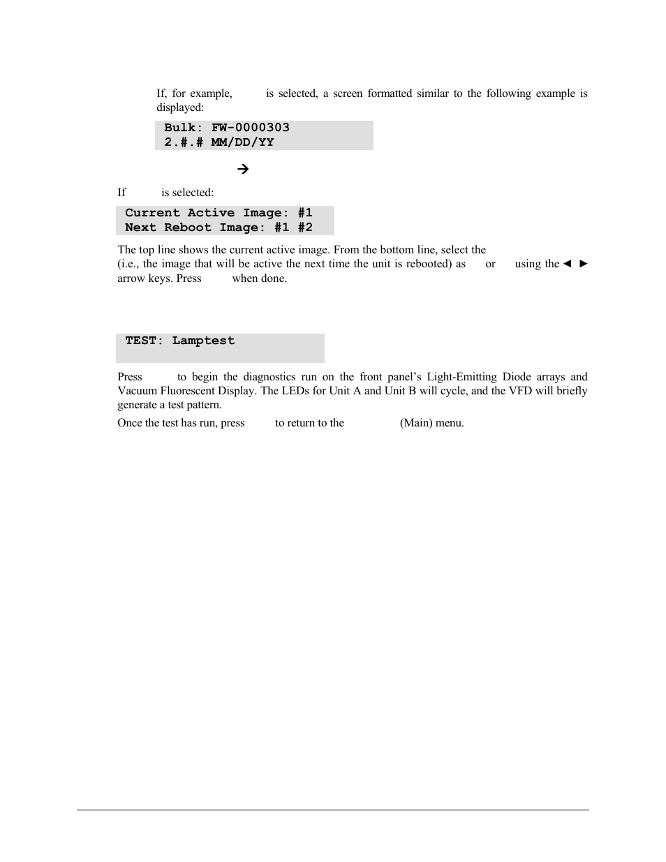 5 select: test | Comtech EF Data MBT-5003 User Manual | Page 56 / 98