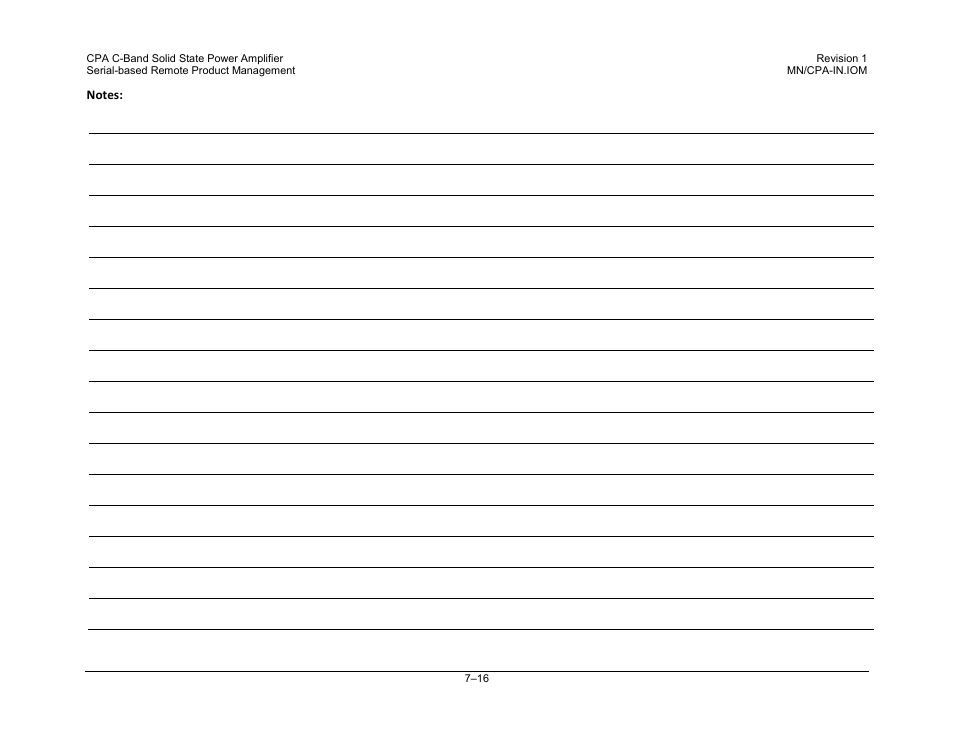 Comtech EF Data CPA User Manual | Page 116 / 138