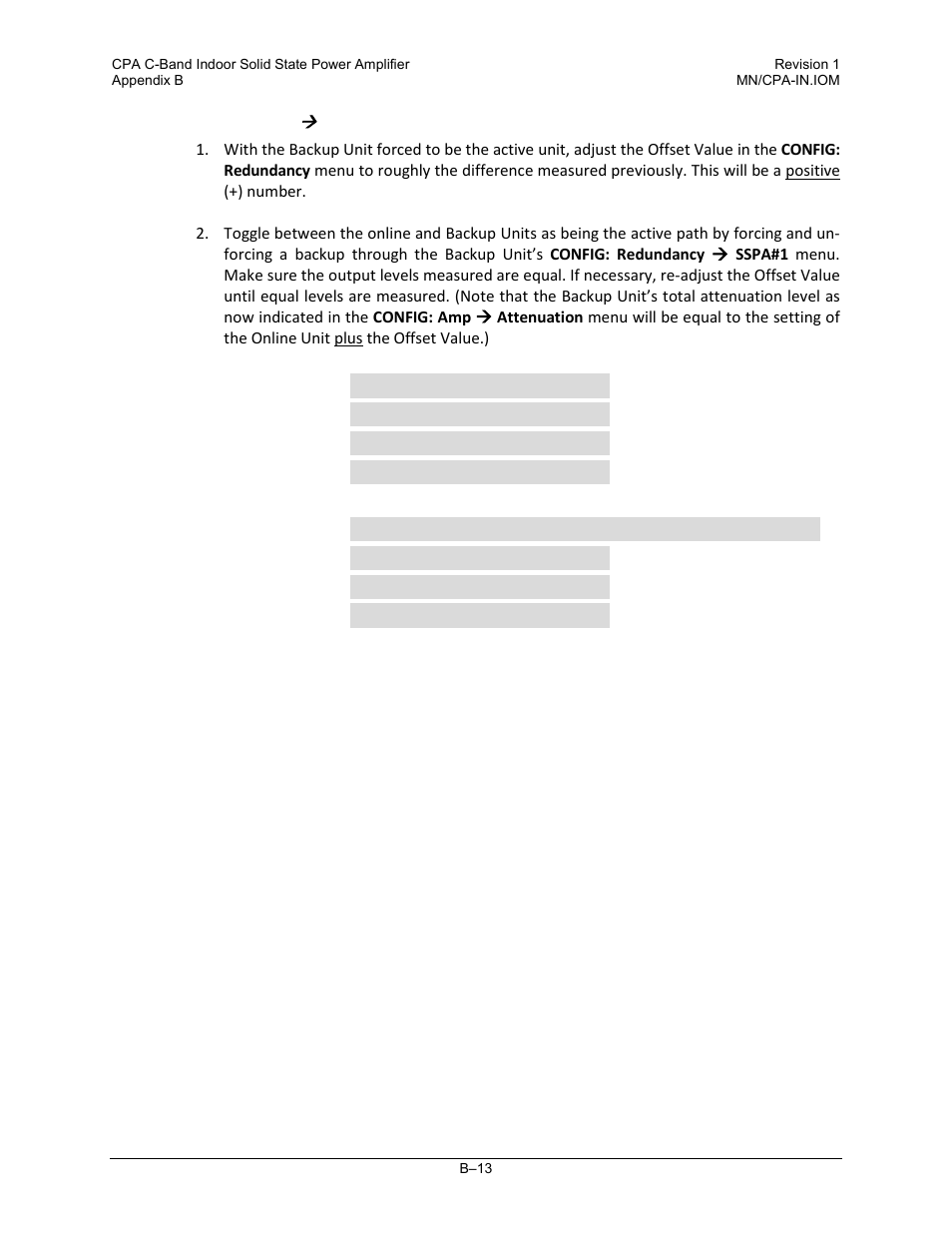 Comtech EF Data CPA User Manual | Page 135 / 138