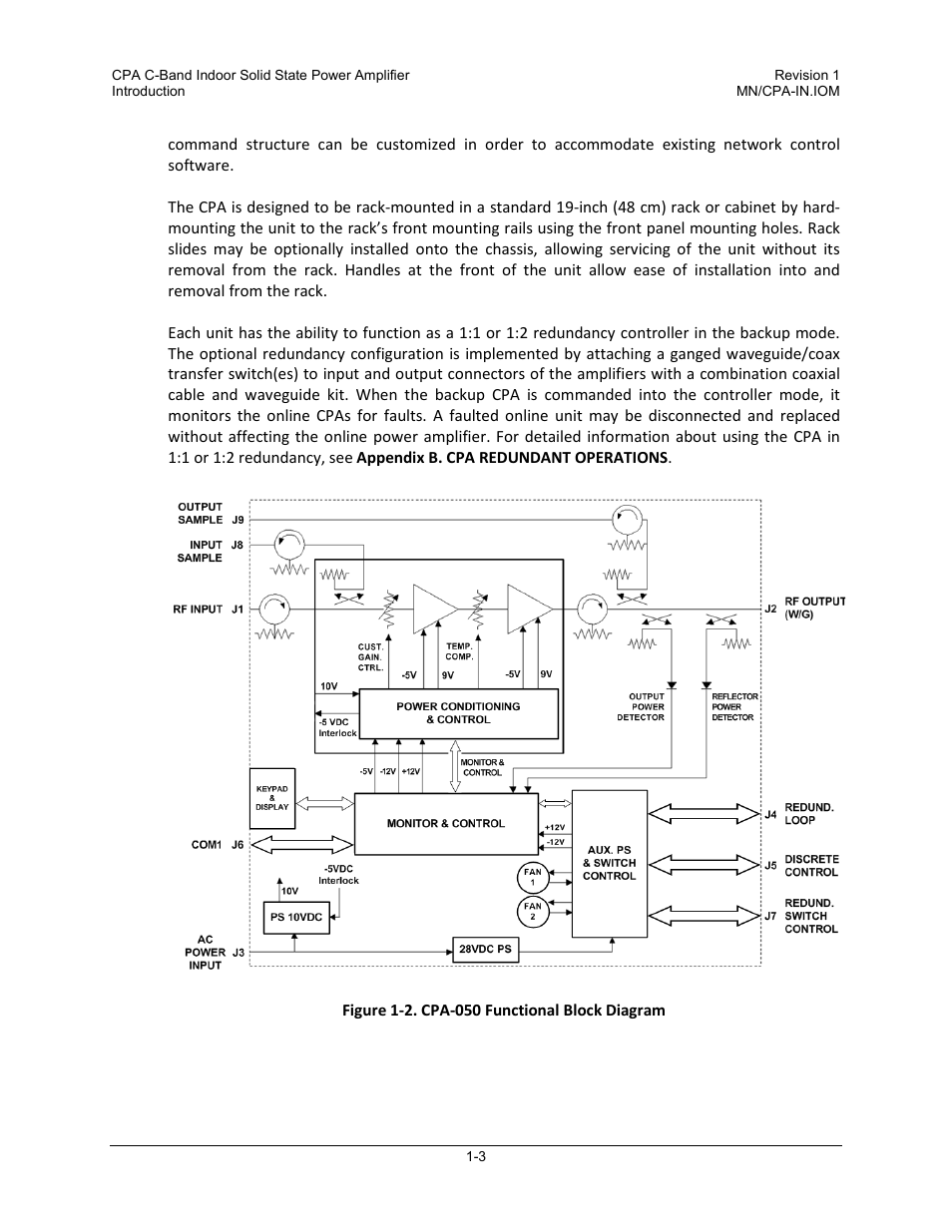 Comtech EF Data CPA User Manual | Page 21 / 138