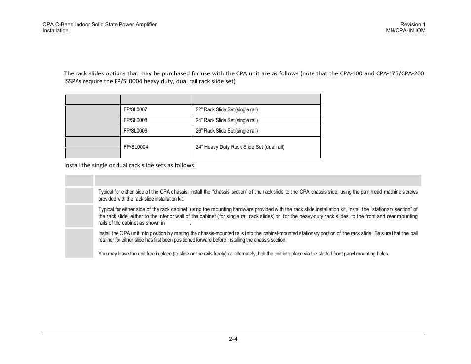 Comtech EF Data CPA User Manual | Page 32 / 138