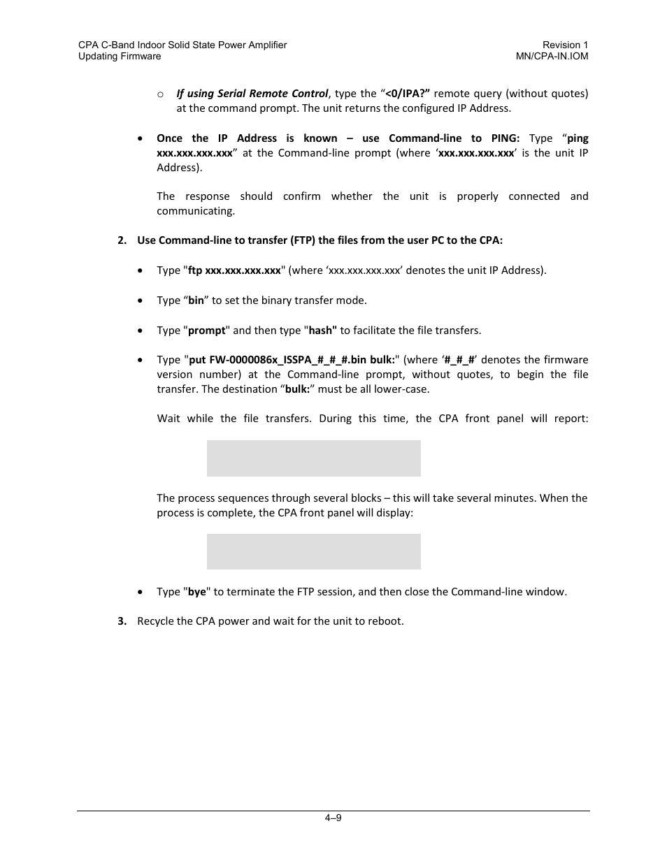 Comtech EF Data CPA User Manual | Page 55 / 138