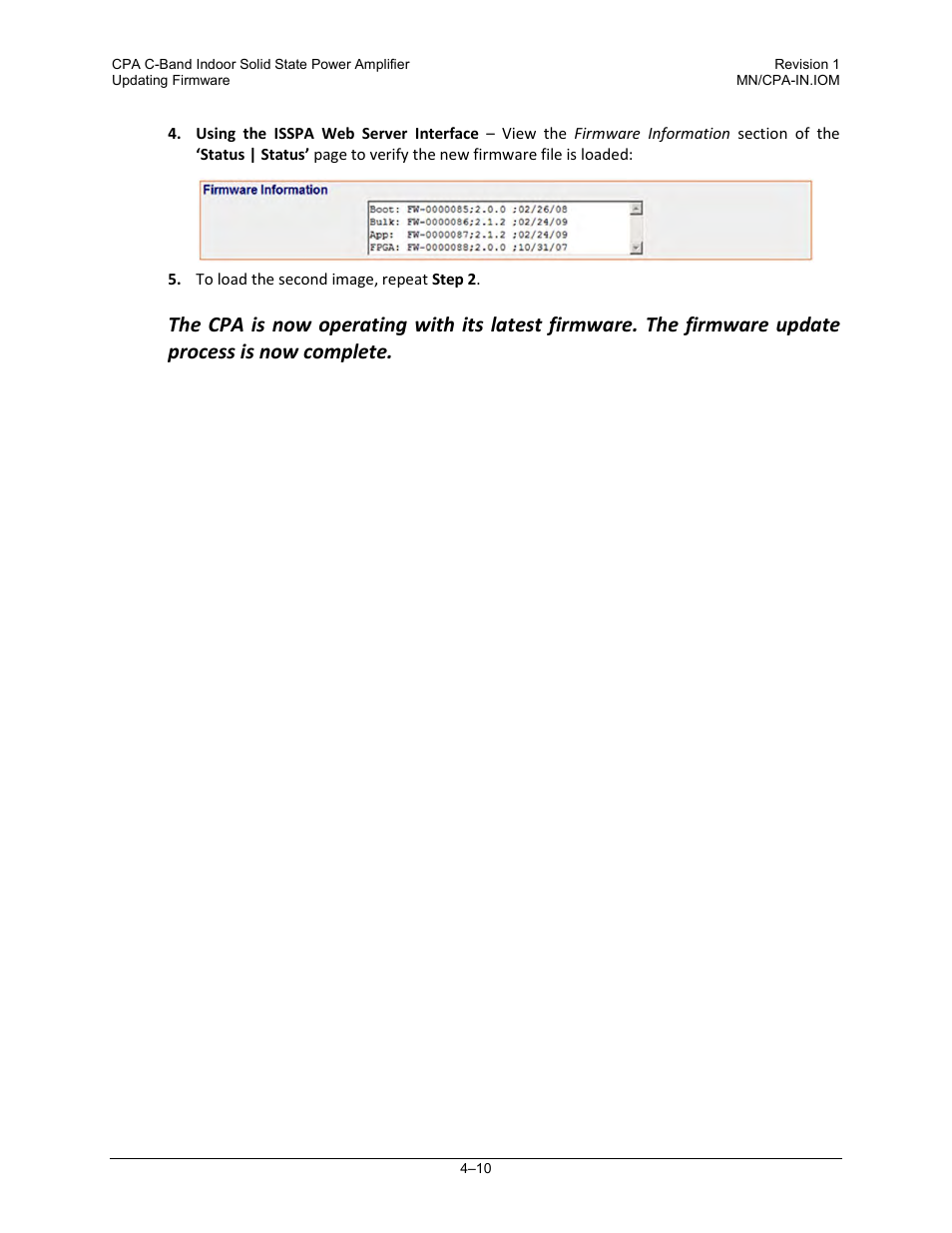 Comtech EF Data CPA User Manual | Page 56 / 138