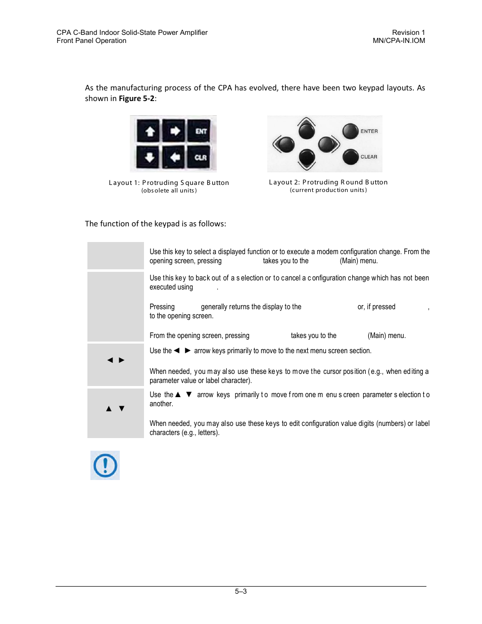 3 keypad | Comtech EF Data CPA User Manual | Page 59 / 138