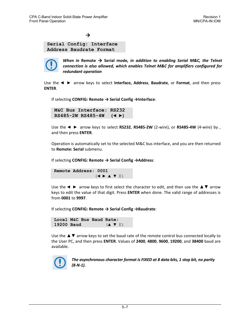 Comtech EF Data CPA User Manual | Page 63 / 138