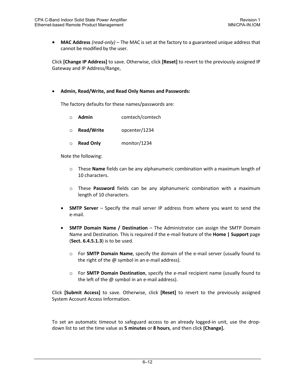 Comtech EF Data CPA User Manual | Page 88 / 138