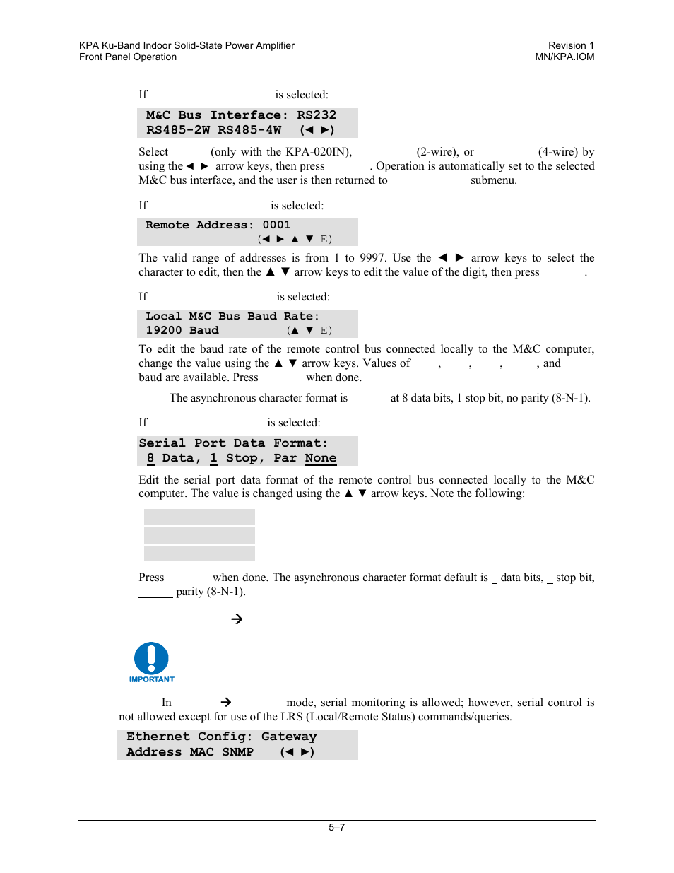 Comtech EF Data KPA User Manual | Page 51 / 128