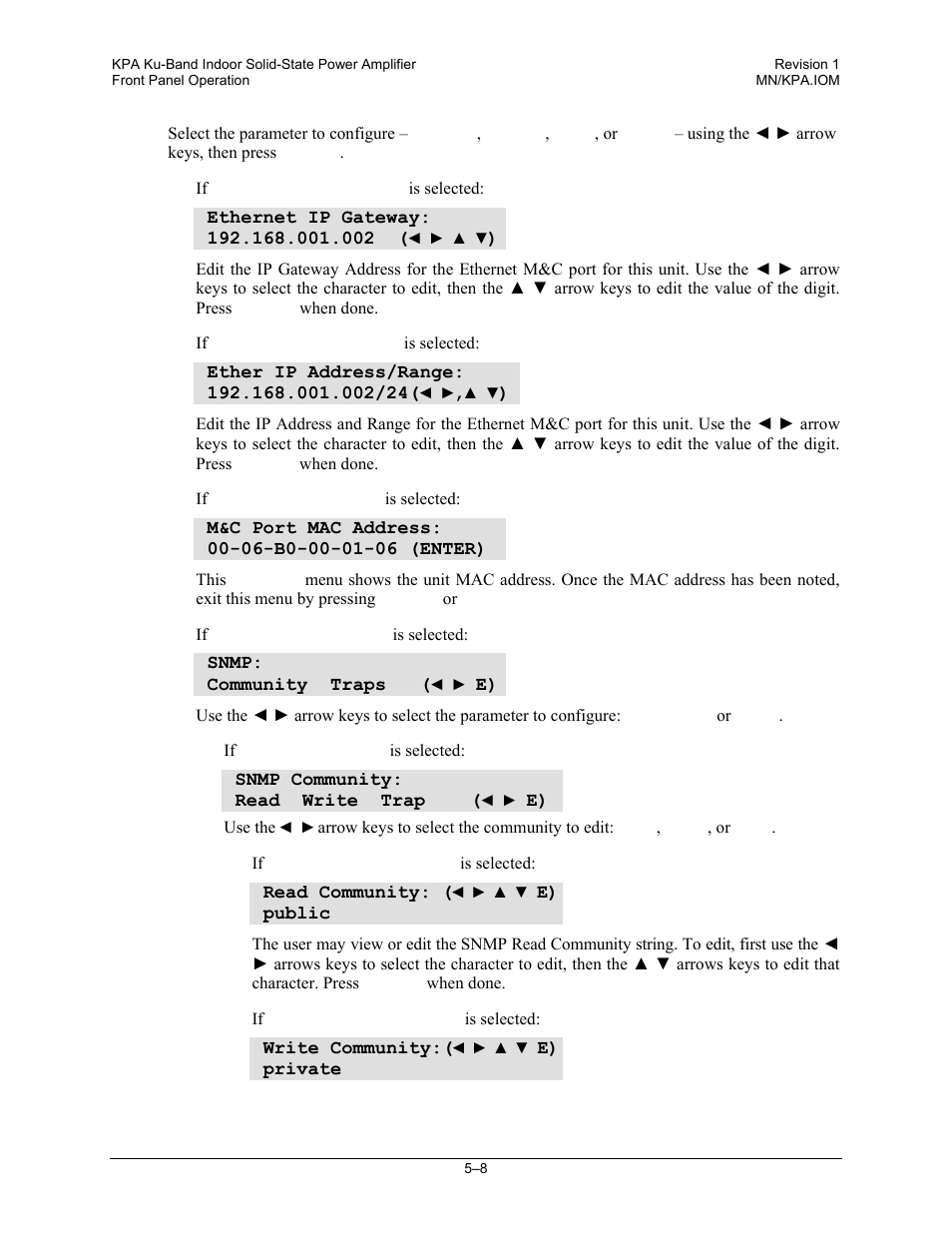 Comtech EF Data KPA User Manual | Page 52 / 128