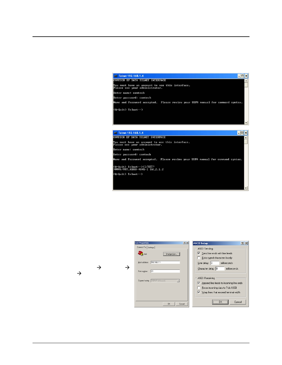 4 telnet interface | Comtech EF Data KPA User Manual | Page 65 / 128