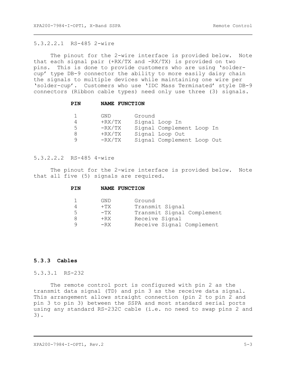 Comtech EF Data XPA-200 User Manual | Page 55 / 96