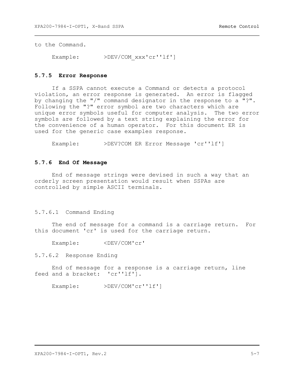 Comtech EF Data XPA-200 User Manual | Page 59 / 96